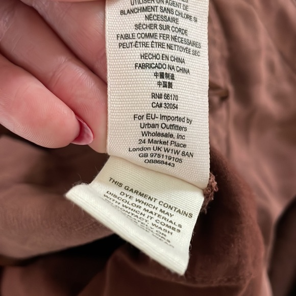 Free People Brown 70s Halter Wide Leg Belt Jumpsuit Size Small - Picture 6 of 9